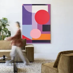 Urban Cotton Wandkleed Attraction in maat en frame naar keuze* Wandkleden
