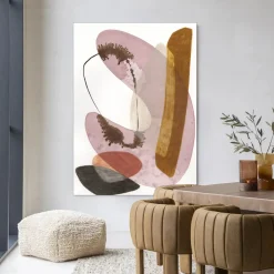 Urban Cotton Wandkleed Balance in maat en frame naar keuze* Wandkleden