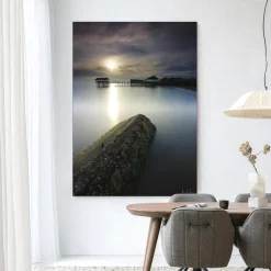 Urban Cotton Wandkleed Batu Lamunan in maat en frame naar keuze* Wandkleden