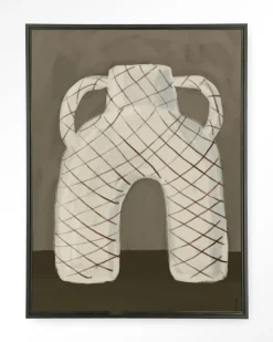 Urban Cotton Wandkleed Vivid Vase 05 in maat en frame naar keuze* Wandkleden