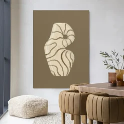 Urban Cotton Wandkleed Vivid Vase 09 in maat en frame naar keuze* Wandkleden