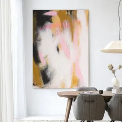 Urban Cotton Wandkleed Abstract Moods in maat en frame naar keuze* Wandkleden