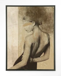 Urban Cotton Wandkleed Back To You in maat en frame naar keuze* Wandkleden