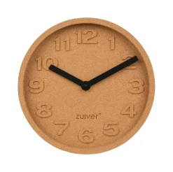 Zuiver Wandklok Cork Kurk, 31cm* Wandklokken