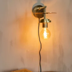 Dutchbone Wandlamp Aden kleur Brass* Wandlampen