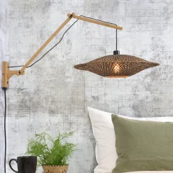 GOOD&MOJO Wandlamp Bali 60cm, Bamboe* Wandlampen