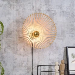 GOOD&MOJO Wandlamp Bromo Bamboe* Wandlampen