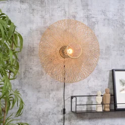 GOOD&MOJO Wandlamp Cango 60cm, Bamboe* Wandlampen