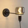 Zuiver Wandlamp Hazy kleur Zwart* Wandlampen