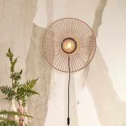 GOOD&MOJO Wandlamp Hokkaido Bamboe, 38cm* Wandlampen