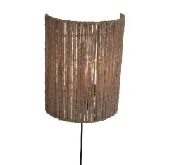 GOOD&MOJO Wandlamp Iguazu Jute, kleur* Wandlampen