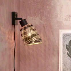 GOOD&MOJO Wandlamp Java Bamboe* Wandlampen