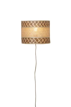 GOOD&MOJO Wandlamp Langkawi Bamboe, 32cm* Wandlampen