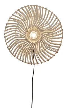 GOOD&MOJO Wandlamp Zanzibar Rotan, 40cm* Wandlampen