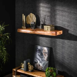 LifestyleFurn Wandplank Mac Acaciahout* Wandrekjes & Wandplanken