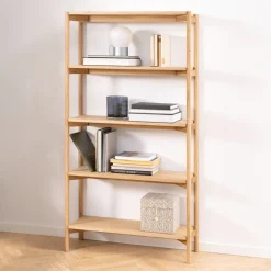 Bendt Wandrek Calais Eiken , 160 x 86cm* Boekenkasten|Wandrekken & Wandkasten