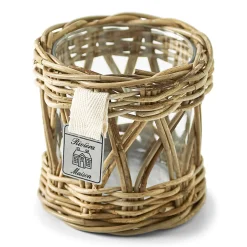 Rivièra Maison Windlicht Votive Rotan en glas* Kaarshouders & Windlichten