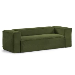 Kave Home 3-zits Bank Blok 240 cm, Rib, kleur* Rechte Bank