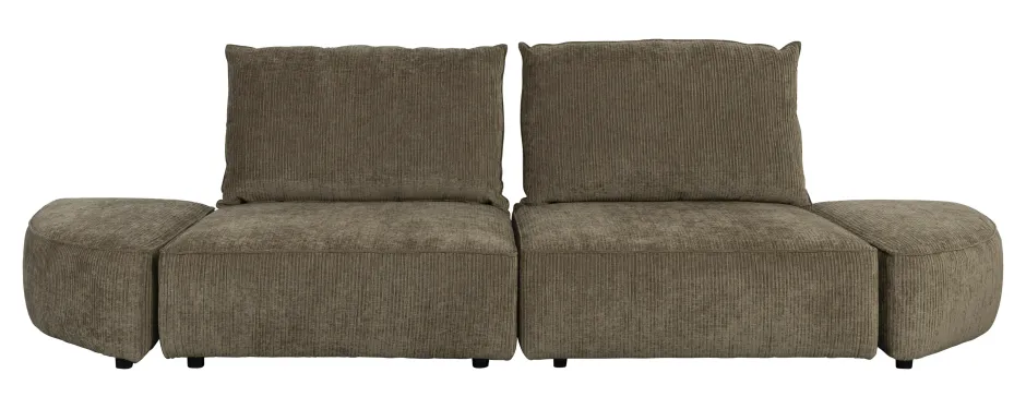 Zuiver 3-zits Bank Hunter 318cm* Organische Bank|Rechte Bank