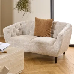 Bendt 2-zits Bank Loes Chenille, kleur* Rechte Bank
