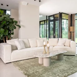 Richmond Interiors 4-zits Bank Lusso Chenille, kleur* Organische Bank