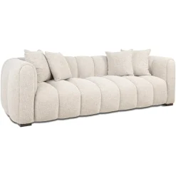 Richmond Interiors 3-zits Bank Novaro Geweven stof, 236cm, kleur Naturel* Rechte Bank