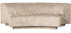 WOOOD 2-zits Bank Popular Modulair, Chenille* Organische Bank
