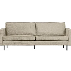 WOOOD 2,5-zits Bank Rodeo Structure Velvet, kleur field* Rechte Bank