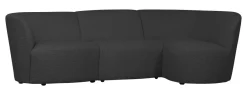 WOOOD 3-zits Loungebank Coco Rechts, Bouclé* Loungebank