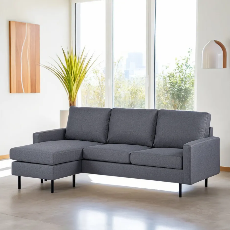 BASE 3-zits Loungebank Krupa Links/Rechts* Loungebank