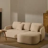 Kave Home 3-zits Lounge Slaapbank Laira Chenille, kleur Beige* Slaapbank|Slaapbanken, Slaapstoelen & Vouwbedden
