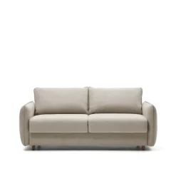 Kave Home 2-zits Slaapbank Carlota Chenille* Slaapbank|Slaapbanken, Slaapstoelen & Vouwbedden