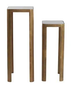 Light & Living Zuil Oxe Set van 2 stuks, kleur Antiek Brons* Zuilen/Pilaren