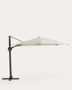 Kave Home Zweefparasol Noli 300 x 420cm* Parasols & Parasolvoeten