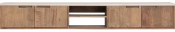 DTP Home Zwevend TV-meubel Bliss Mortex Teakhout* Tv-Meubel Hout